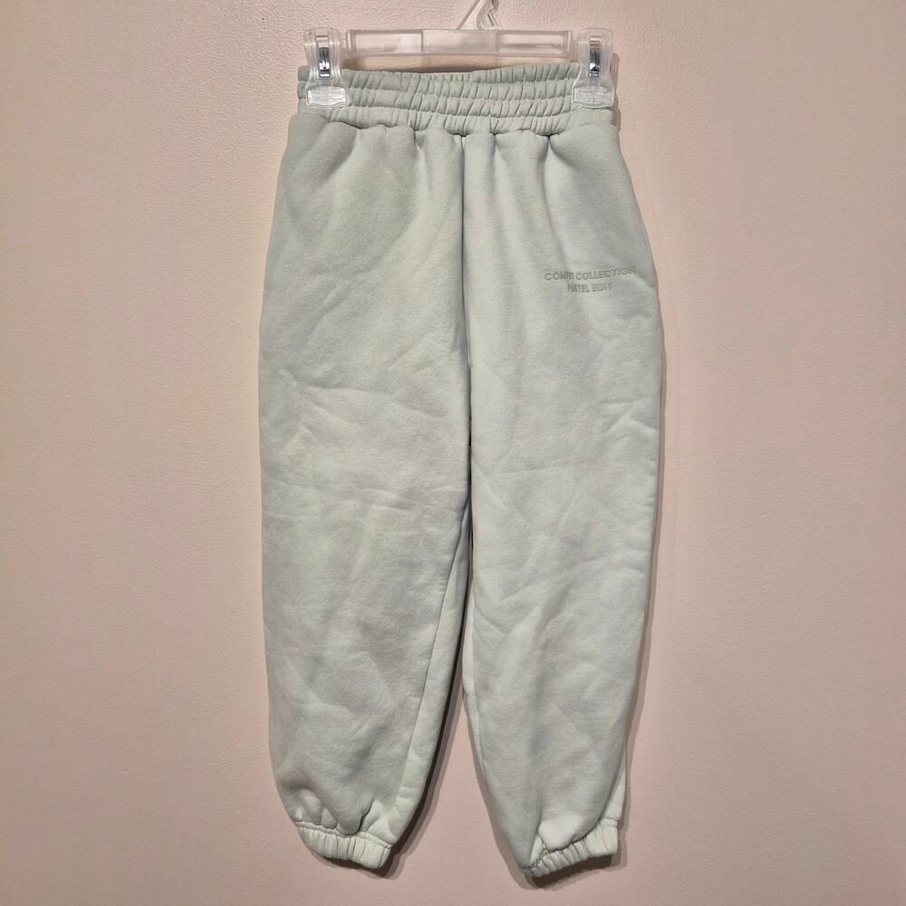 Comfrt Pastel Edit Youth XS Seafoam Green Jogger Sweatpants